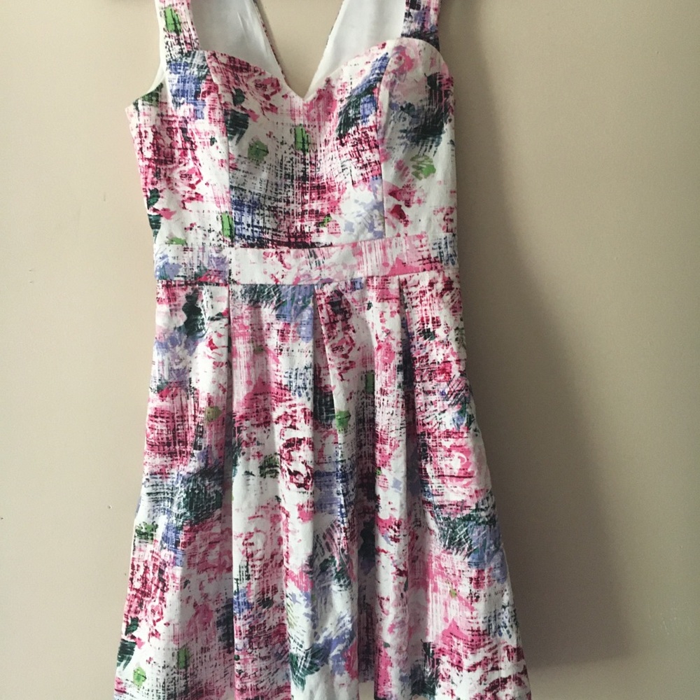 Pleated summer dress